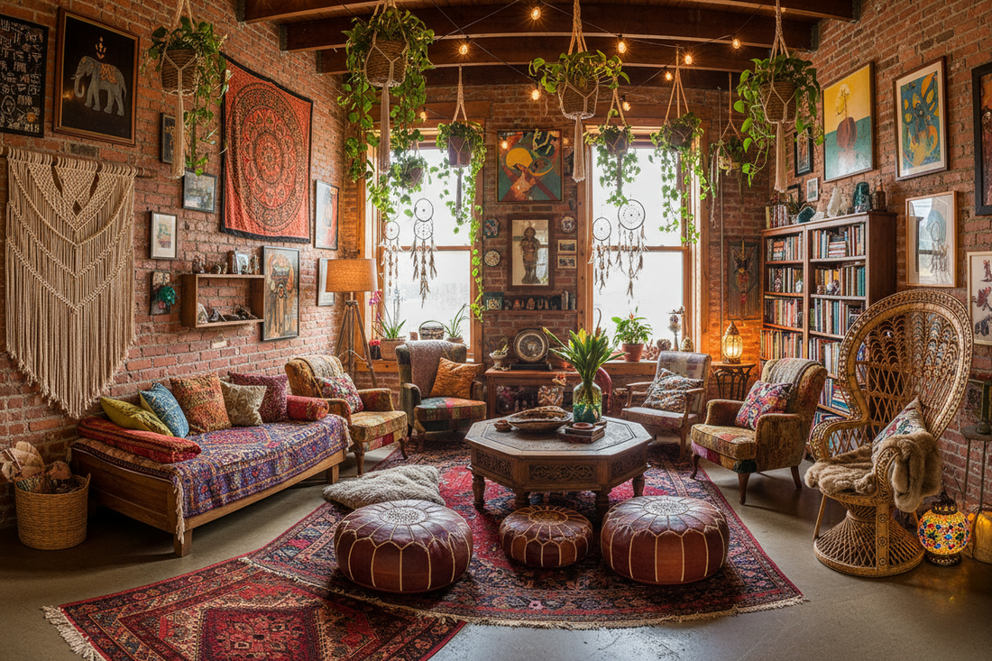 Eclectic Free-Spirit Styling: Transformative Interior Concepts for Unconventional Living