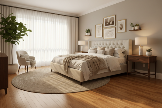 Elegant and Enchanting: Inspiring Bedroom Interiors with Wooden Flooring