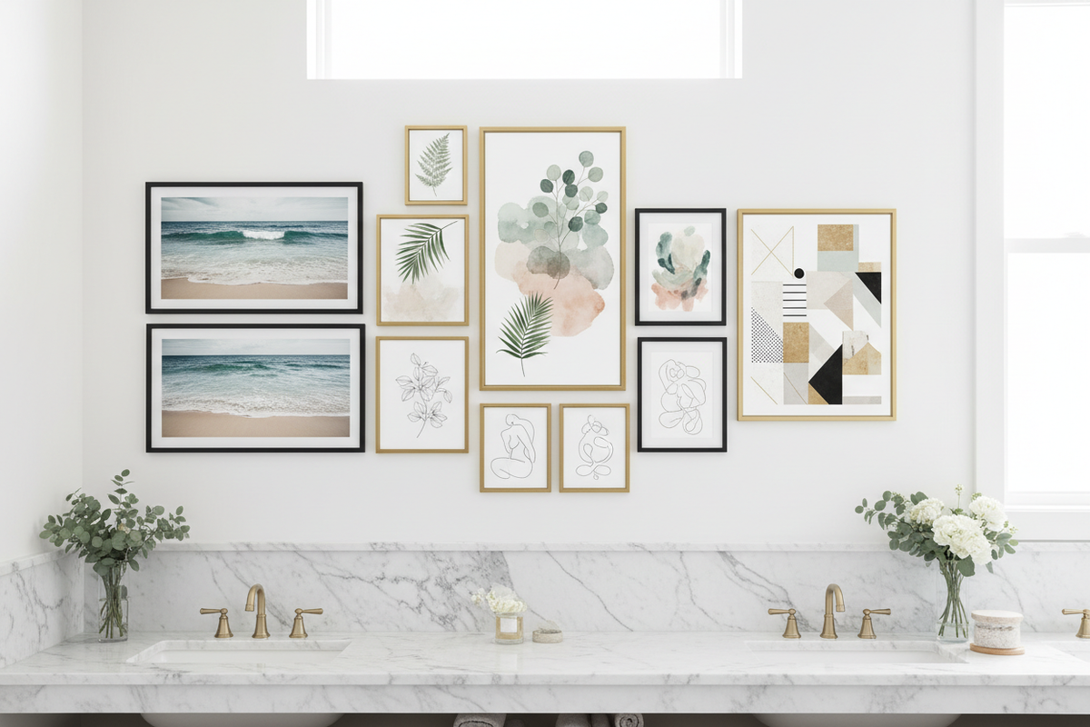 Elegant Bathroom Wall Art Inspiration for Every Style