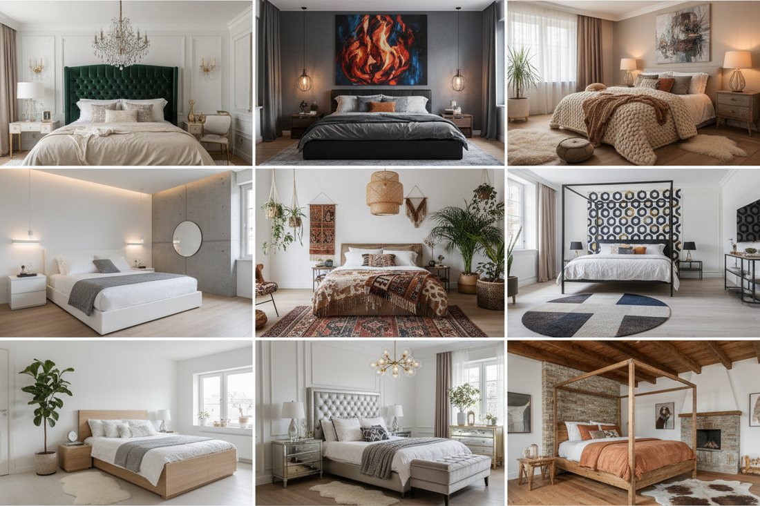 Elegant, Bold, and Cozy: 9 Inspiring Bedroom Designs to Elevate Your Home