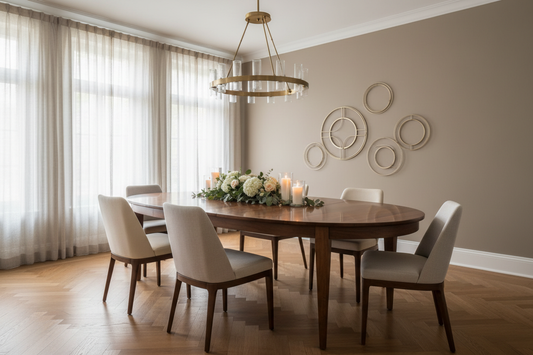 Elegant Curves: Oval Dining Table Designs to Transform Your Dining Space