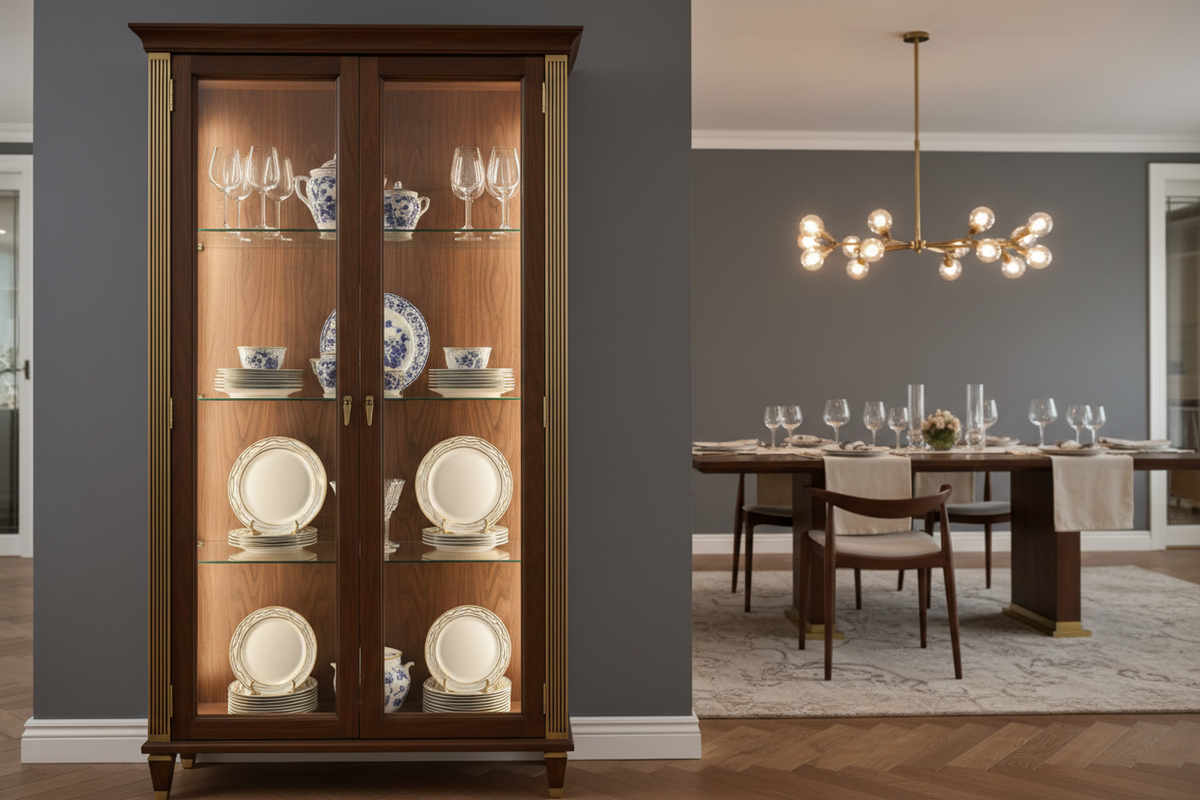Elegant & Functional: Glass Crockery Cabinet Ideas for Your Dining Room