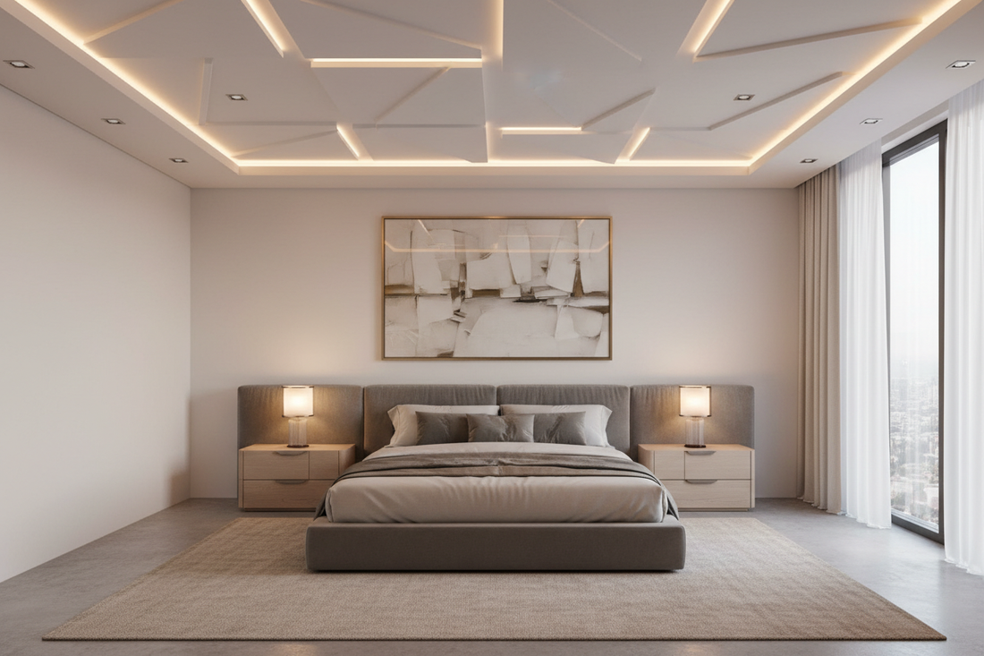 Elegant Plaster of Paris Bedroom Ceiling Concepts: Contemporary Patterns for Modern Homes