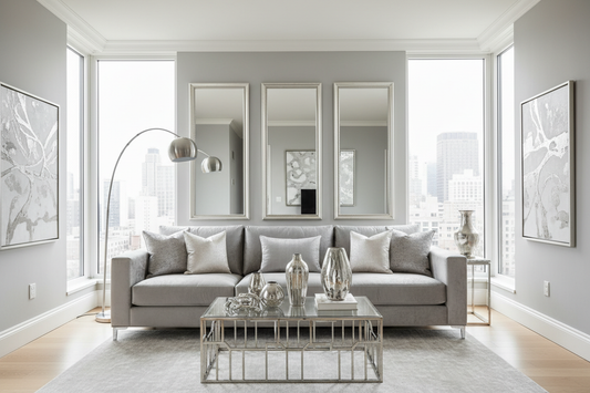 Elegant Silver Living Room Decor Ideas for 2025