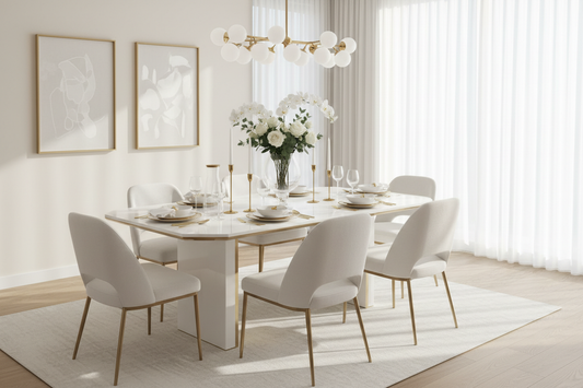 Elegant Simplicity: Stunning White Dining Table Inspirations