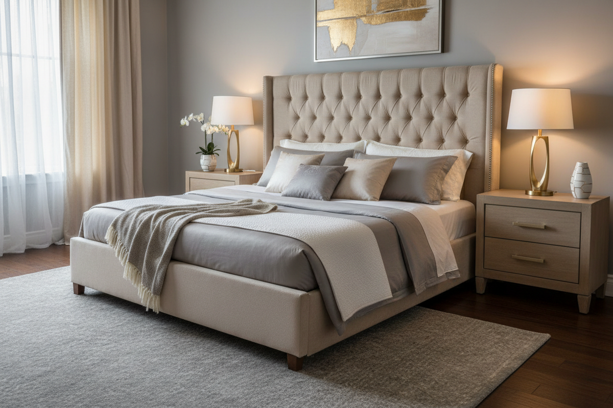 Elegant Upholstered Beds for a Luxurious Bedroom Look