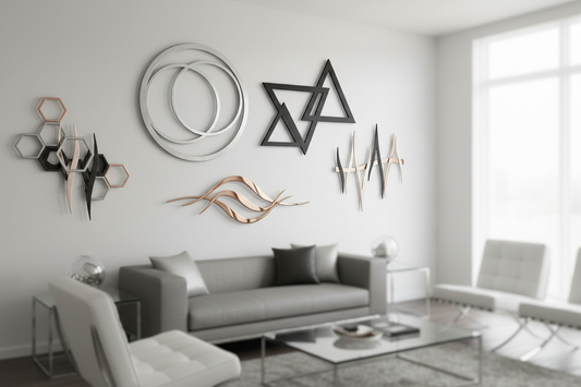 Elevate Every Room with the Sleek Elegance of Contemporary Metal Wall Art Designs