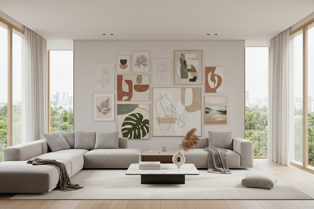 Elevate Home Interiors with Contemporary Canvas Wall Art Trends