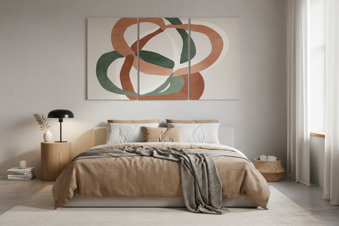 Elevate Your Bedroom Aesthetic with Expressive Wall Art