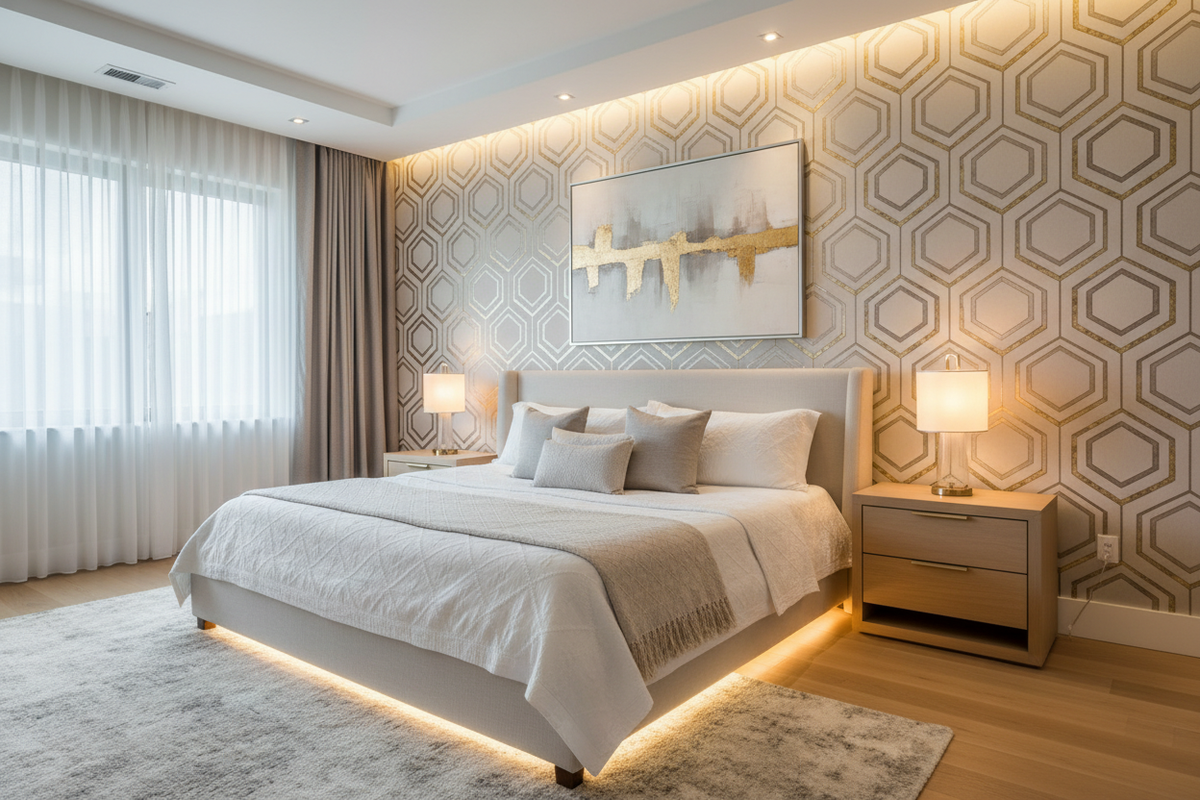 Elevate Your Bedroom Decor with Gorgeous Modern Wallpaper Designs