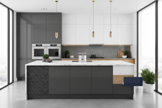 Elevate Your Culinary Space with Sleek Kitchen Sunmica Design Concepts for Modern Modular Kitchens