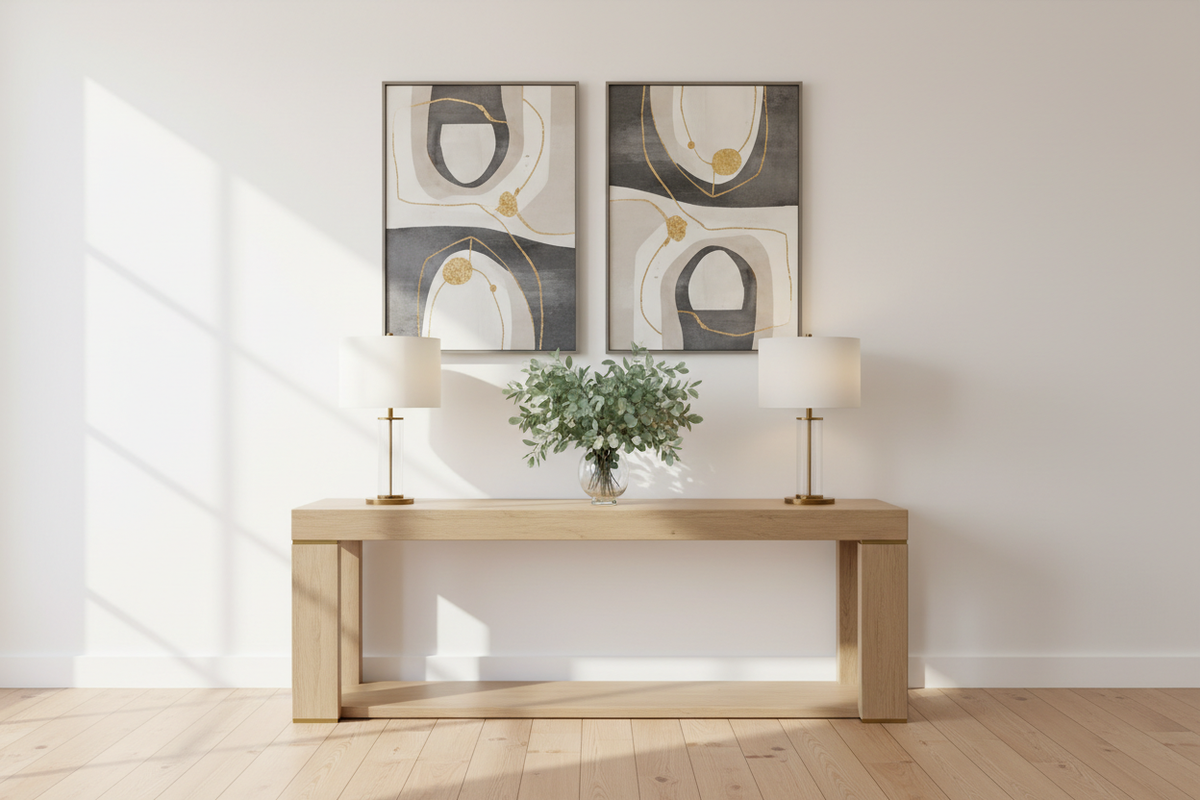 Elevate Your Home: Mastering Symmetry with 2-Piece Wall Art