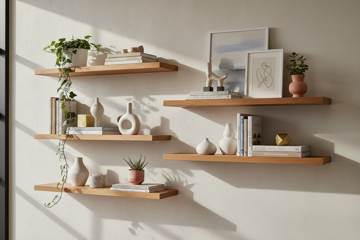 Elevate Your Interiors: 11 Creative Ideas for Stylish Floating Shelves ...