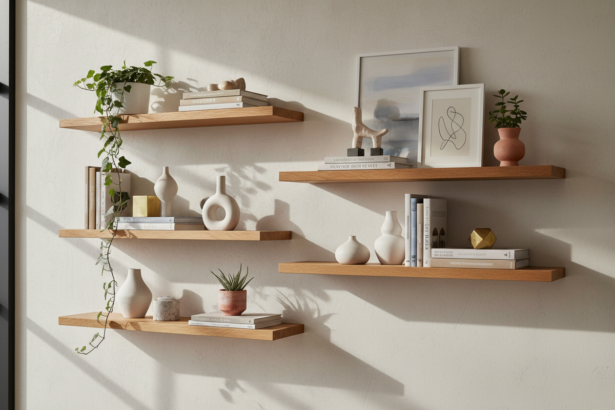 Elevate Your Interiors: 11 Creative Ideas for Stylish Floating Shelves