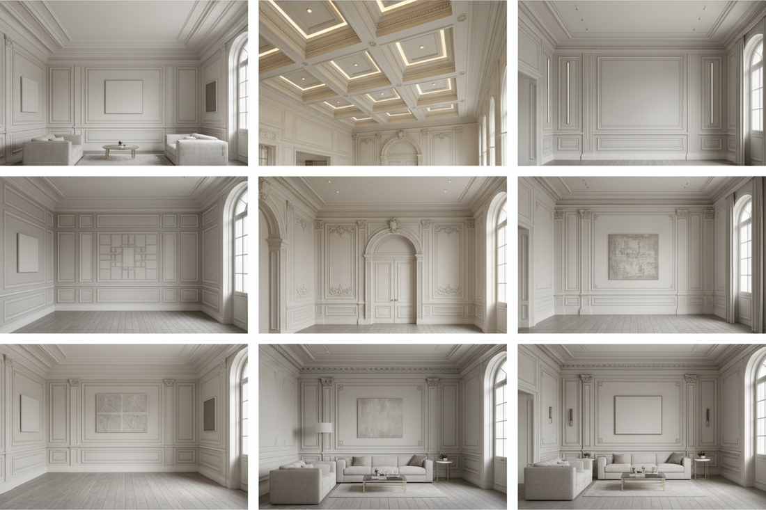 Elevate Your Interiors with 9 Breathtaking Wall Moulding Designs