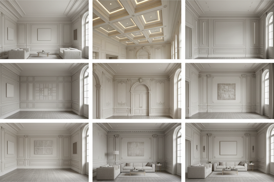 Elevate Your Interiors with 9 Breathtaking Wall Moulding Designs