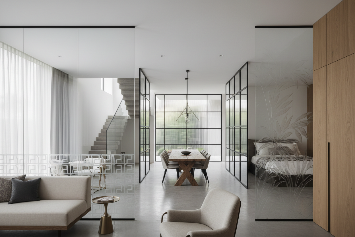 Elevate Your Interiors with These 6 Elegant Glass Partition Designs ...