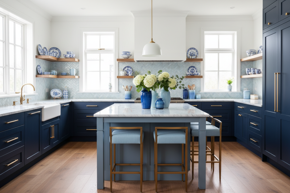 Elevate Your Kitchen with These Stunning Blue Decor Ideas