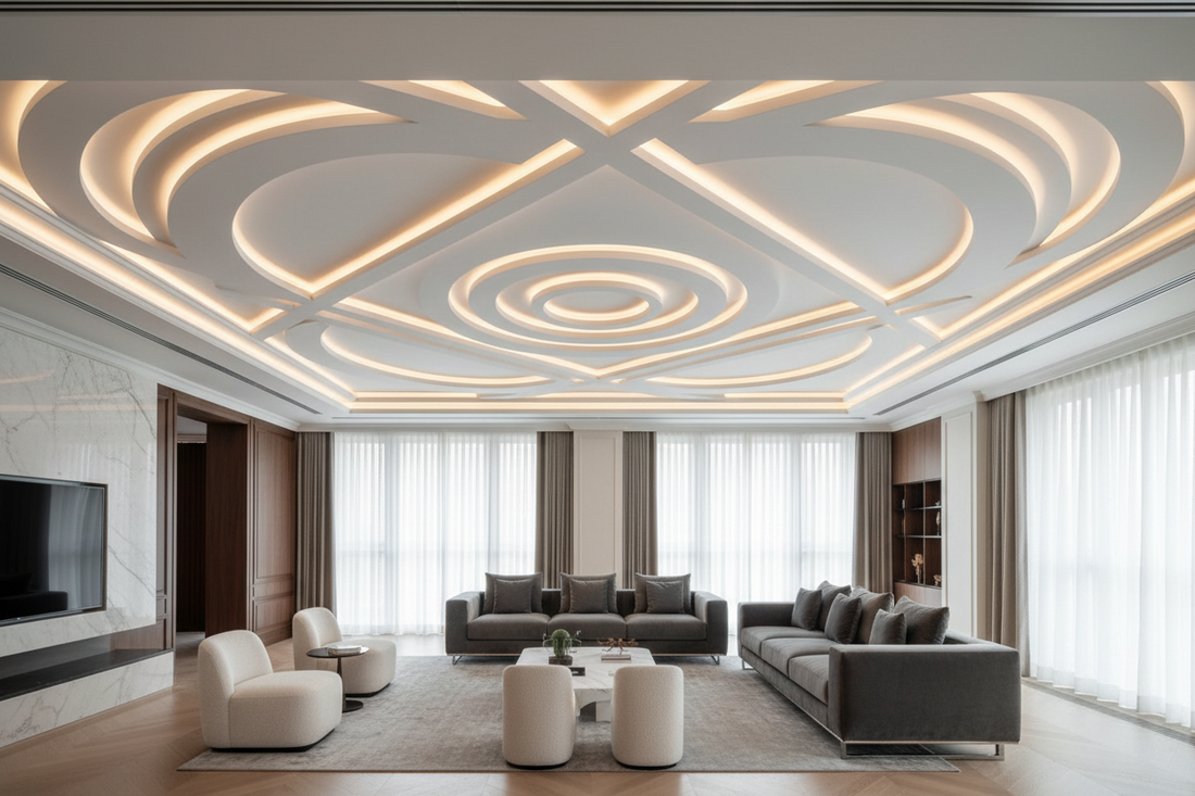 Elevate Your Living Space: Stunning Gypsum False Ceiling Ideas for Modern Homes
