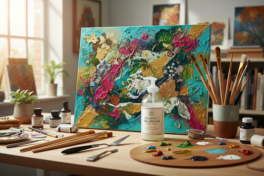 Elevate Your Mixed Media Art with Michael Harding’s Miracle Medium: A Non-Toxic Revolution