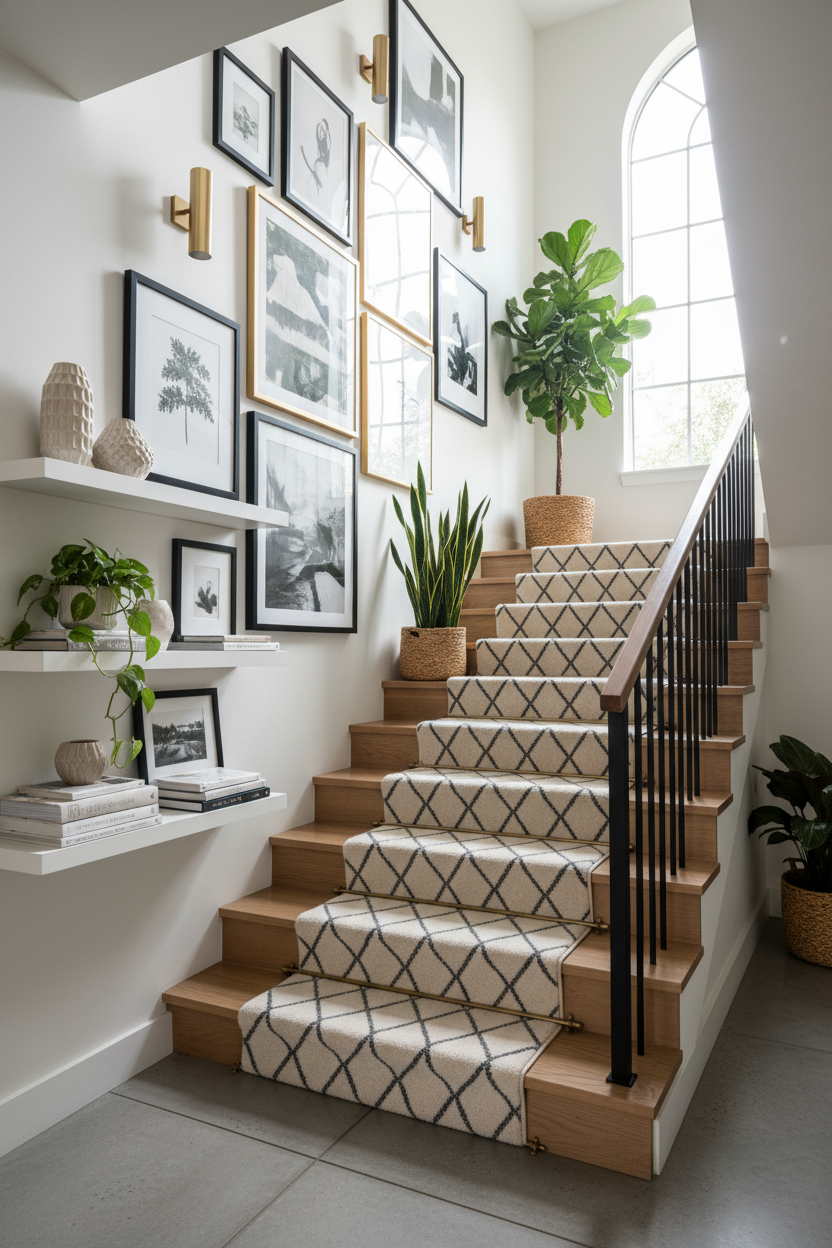 Elevate Your Space: Creative Staircase Decor Ideas