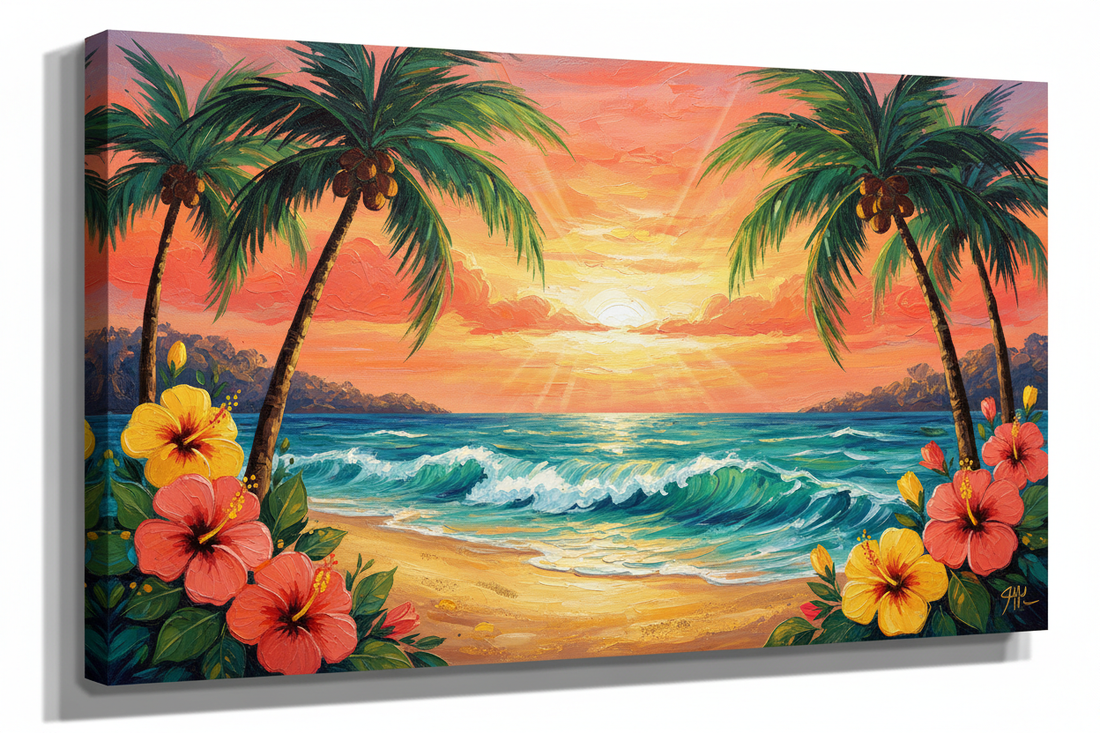 Elevate Your Space with Summer-Inspired Canvas Artwork