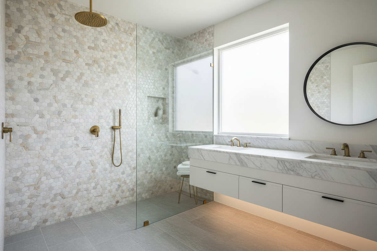 Elevating Bathroom Design: The Use of Mosaic Tiles in Contemporary Spaces