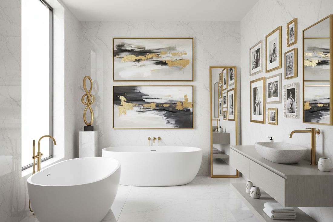 Elevating Bathroom Interiors: The Role of Art in Design
