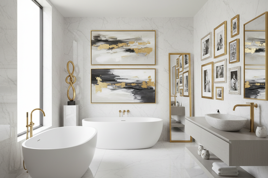 Elevating Bathroom Interiors: The Role of Art in Design