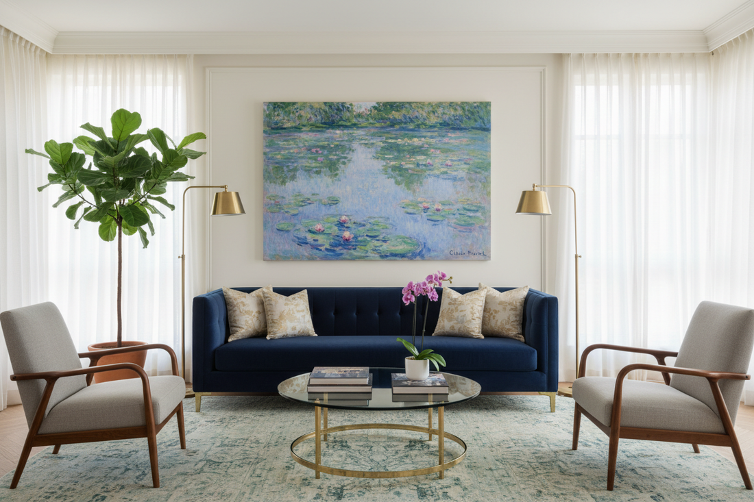 Elevating Interiors with Claude Monet: 10 Masterpieces to Inspire Your Space