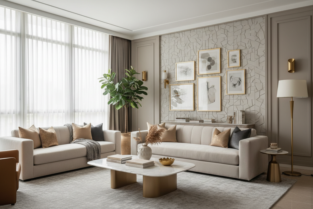 Elevating Interiors with Living Room Wall Designs