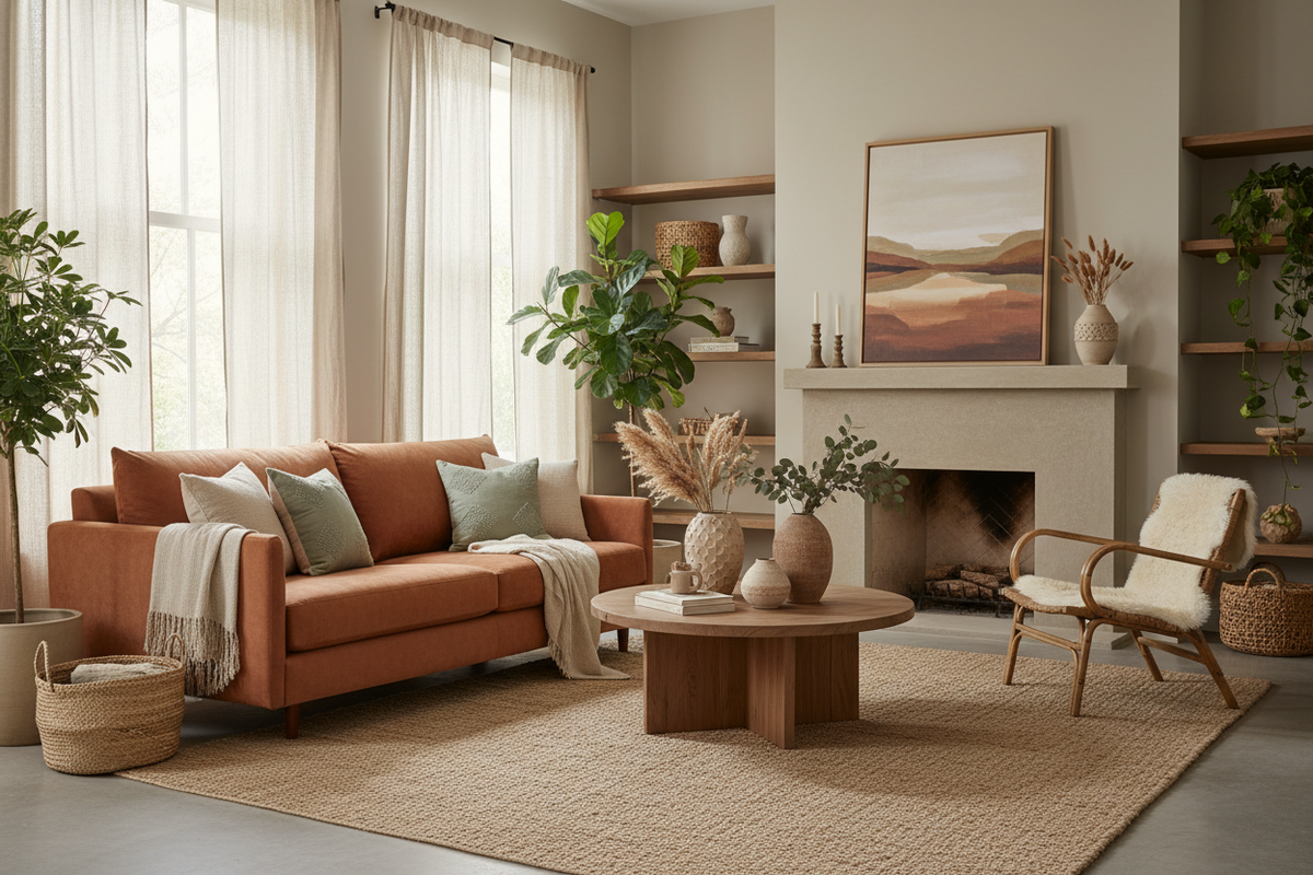 Embrace Nature’s Palette: 5 Creative Ways to Bring Earth-Inspired Colors Into Your Home