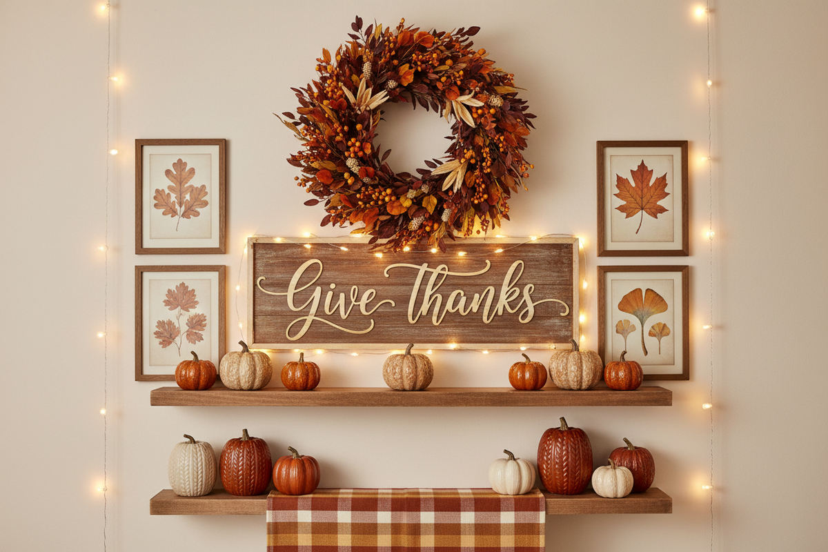 Embrace the Season: Cozy & Stylish Thanksgiving Wall Décor Ideas