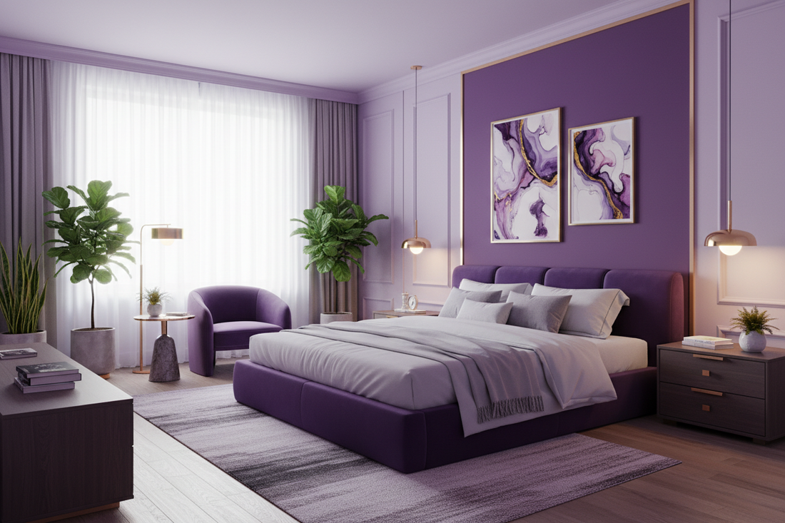 Enchanting Purple Bedroom Concepts for a Refreshing 2025 Makeover