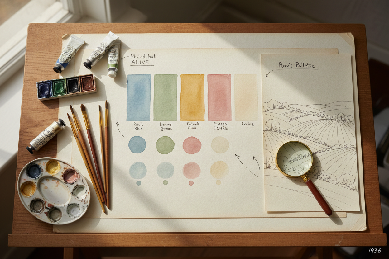 Eric Ravilious' Color Secrets: How to Recreate His Vibrant Palette ...