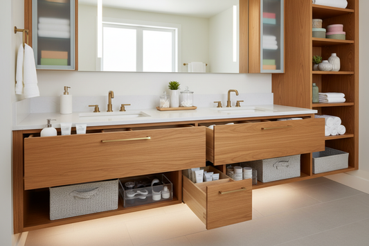 Essential Bathroom Storage Solutions: Comprehensive Guide to Modern Vanity Systems