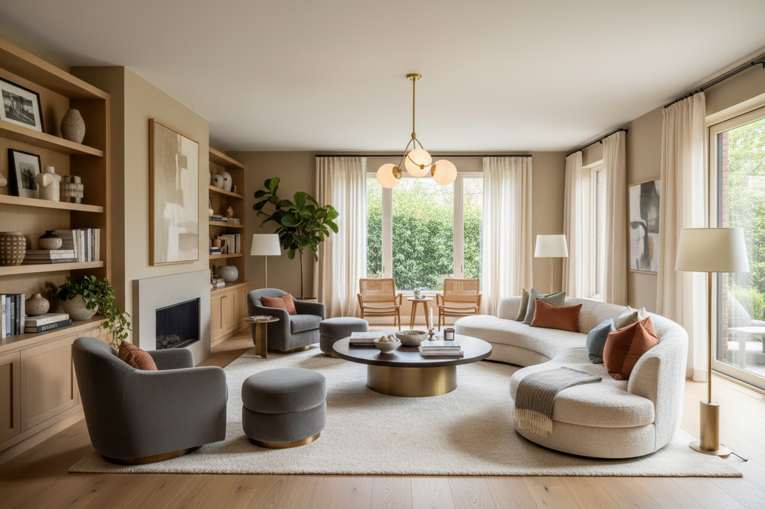 Exceptional Living Room Designs Perfect for Social Gatherings and Intimate Conversations
