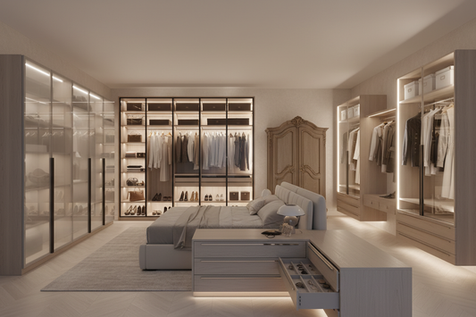 Exceptional Master Bedroom Storage Solutions: Eight Sophisticated Wardrobe Concepts Merging Aesthetic Appeal with Practical Functionality