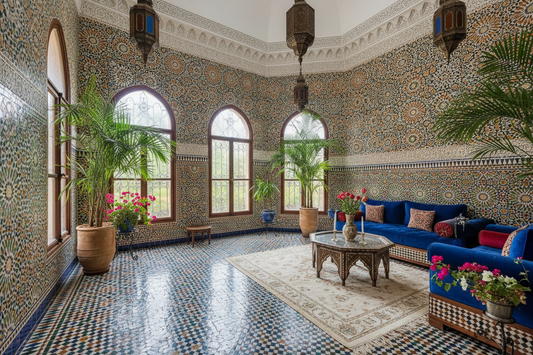 Exotic Patterns, Elegant Spaces: Moroccan Tiles for Your Home