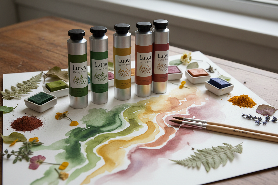 Experience Nature in Every Stroke with Lutea Extra Fine Plant-Based Watercolours