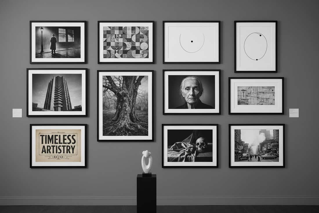 Explore Monochrome Mastery: 9 Influential Black and White
