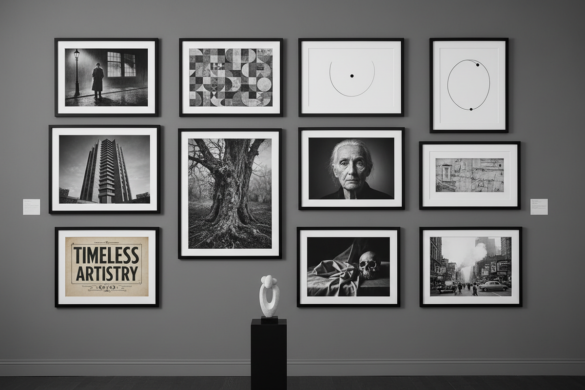 Explore Monochrome Mastery: 9 Influential Black and White