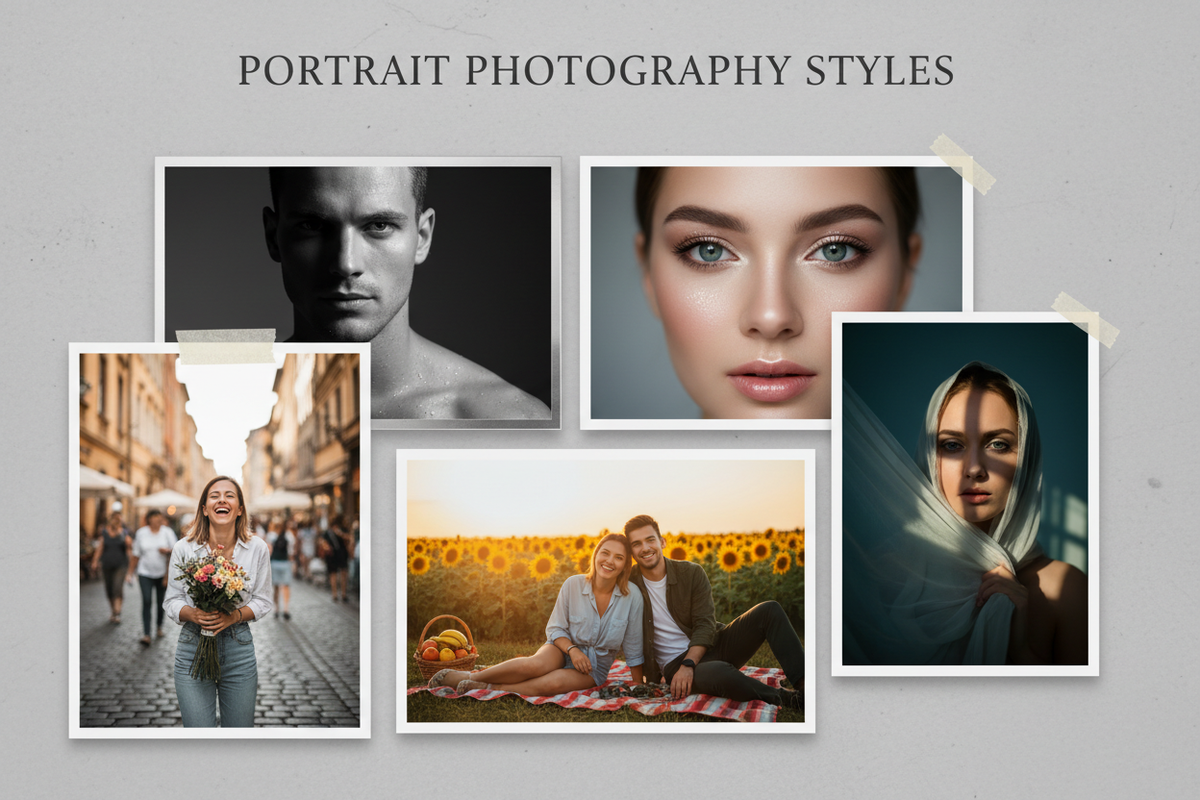Exploring Portraiture: 11 Compelling Portrait Photography Styles Worth Mastering