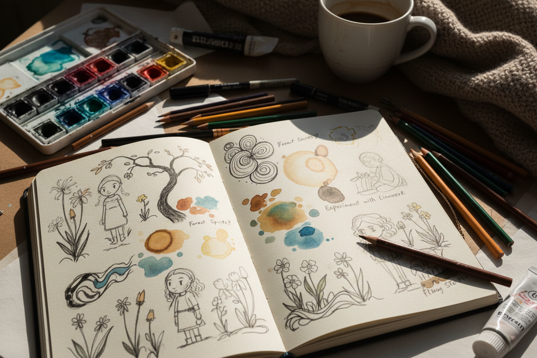Exploring the Creative World of Evie Hatch: A Deep Dive into Her Sketchbook Journey