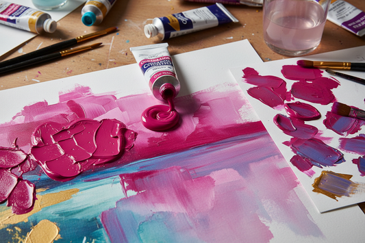 Exploring the Richness and Versatility of Old Holland Quinacridone Fuchsia Acrylic Paint for Stunning Results