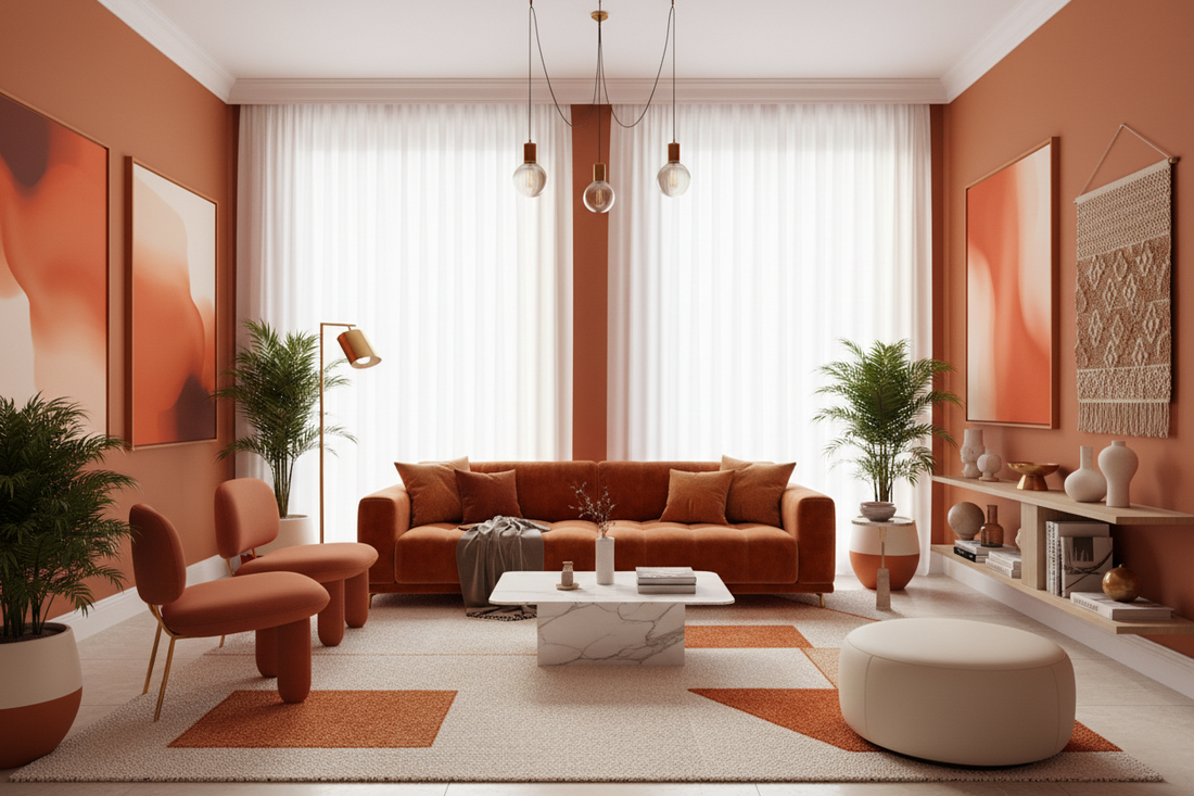 Exploring Vibrant Orange Living Room Ideas: Trendy Inspirations for a ...