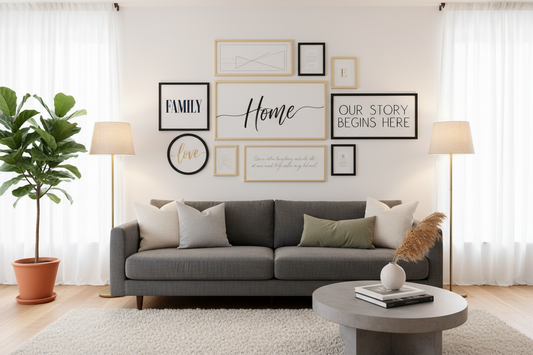 Express Your Style with Custom Word Art for Home Interiors