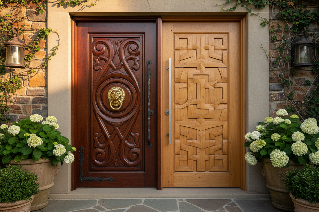 Eye-Catching Wooden Main Door Designs For Your Home – Wallpics