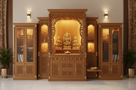 Fabulous & Functional Pooja Room Cupboard Designs That Transform Your Home