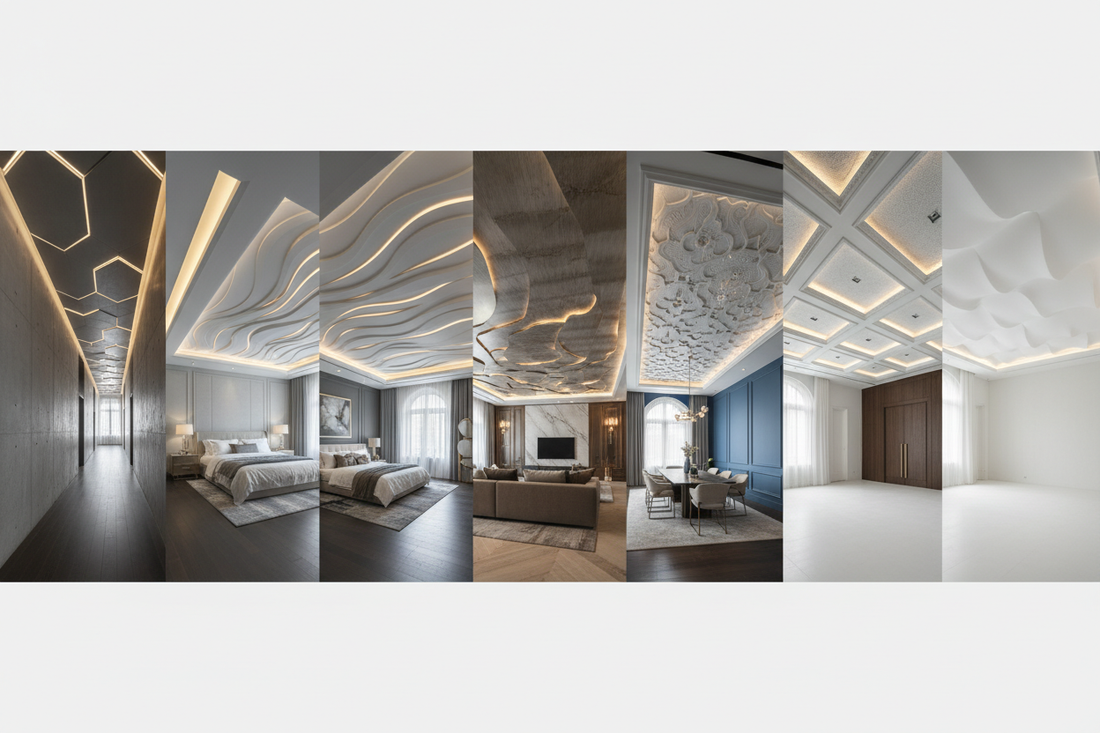 Fiber Ceiling Inspirations: 7 Designs for Halls, Bedrooms, and More